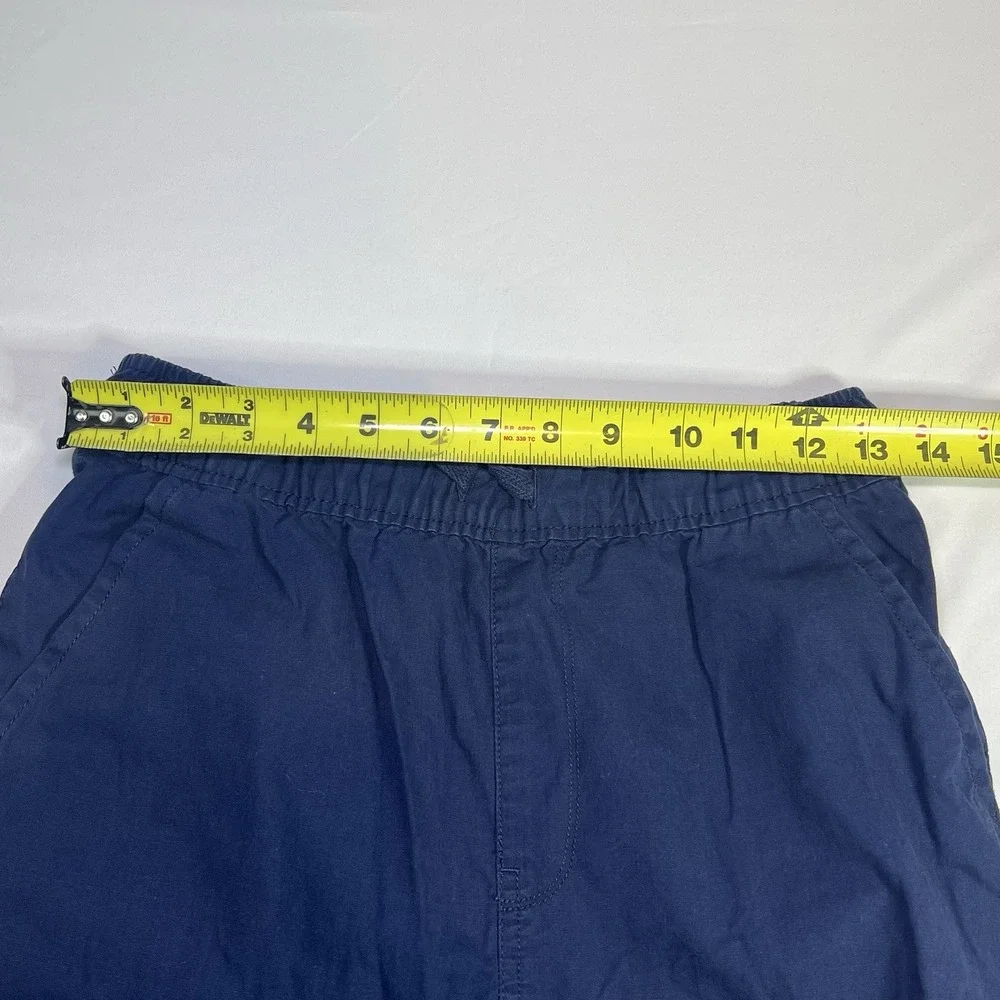 CHILDREN'S PLACE BOYS SIZE 14 BLUE‎ CARGO UNIFORM SHORTS TCP ADJUSTABLE WAIST